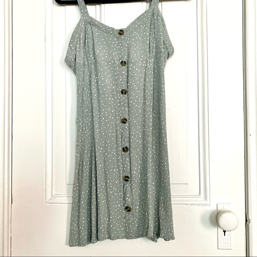 Polka dot mini dress
